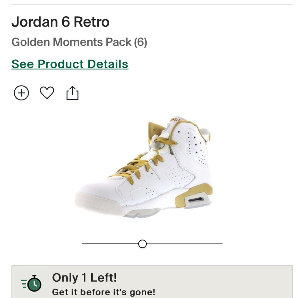 Air Jordan 6 Retro GMP 2012(Golden Moments)